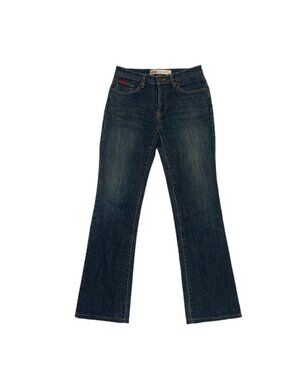 Lee Cooper Womens Bootcut Jeans Size 27 Dark Wash Denim Everyday Wear